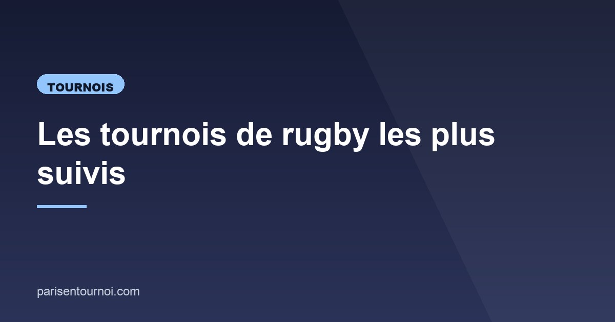 Illustration de l'article consacré aux tournois de rugby
